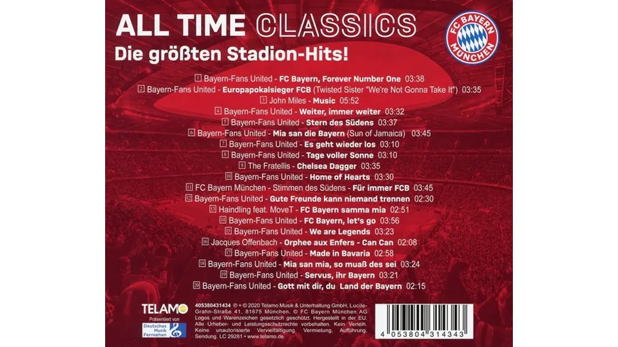 All Time Classics: Die größten Stadion Hits