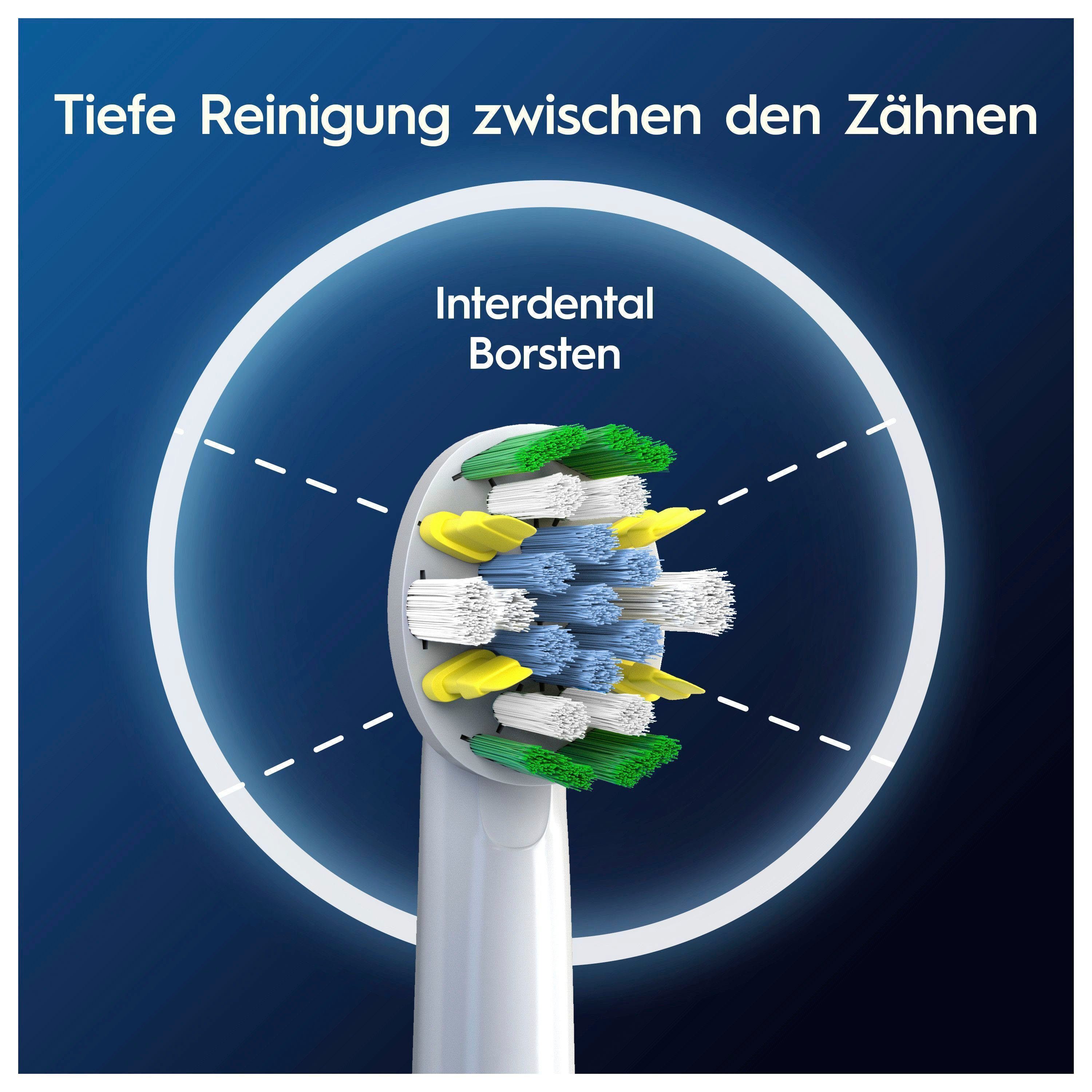 Oral-B Aufsteckbürsten Pro Tiefenreinigung, X-förmige Borsten
