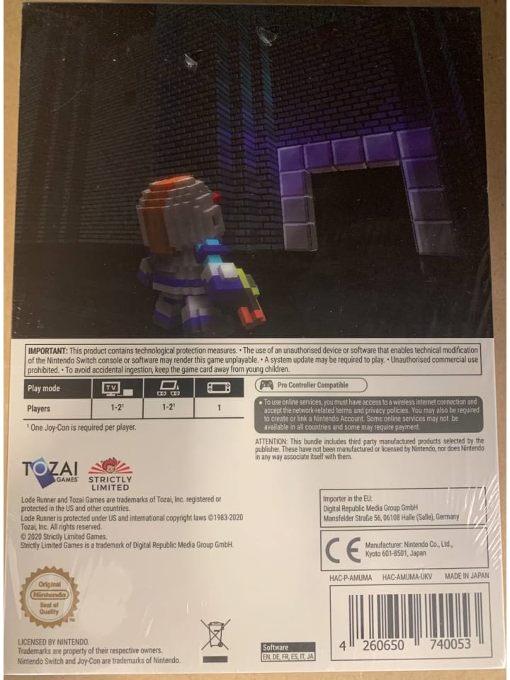 Nintendo  Nintendo Switch Lode Runner Legacy Collectors Edition Strictly Limited günstig kaufen onesize