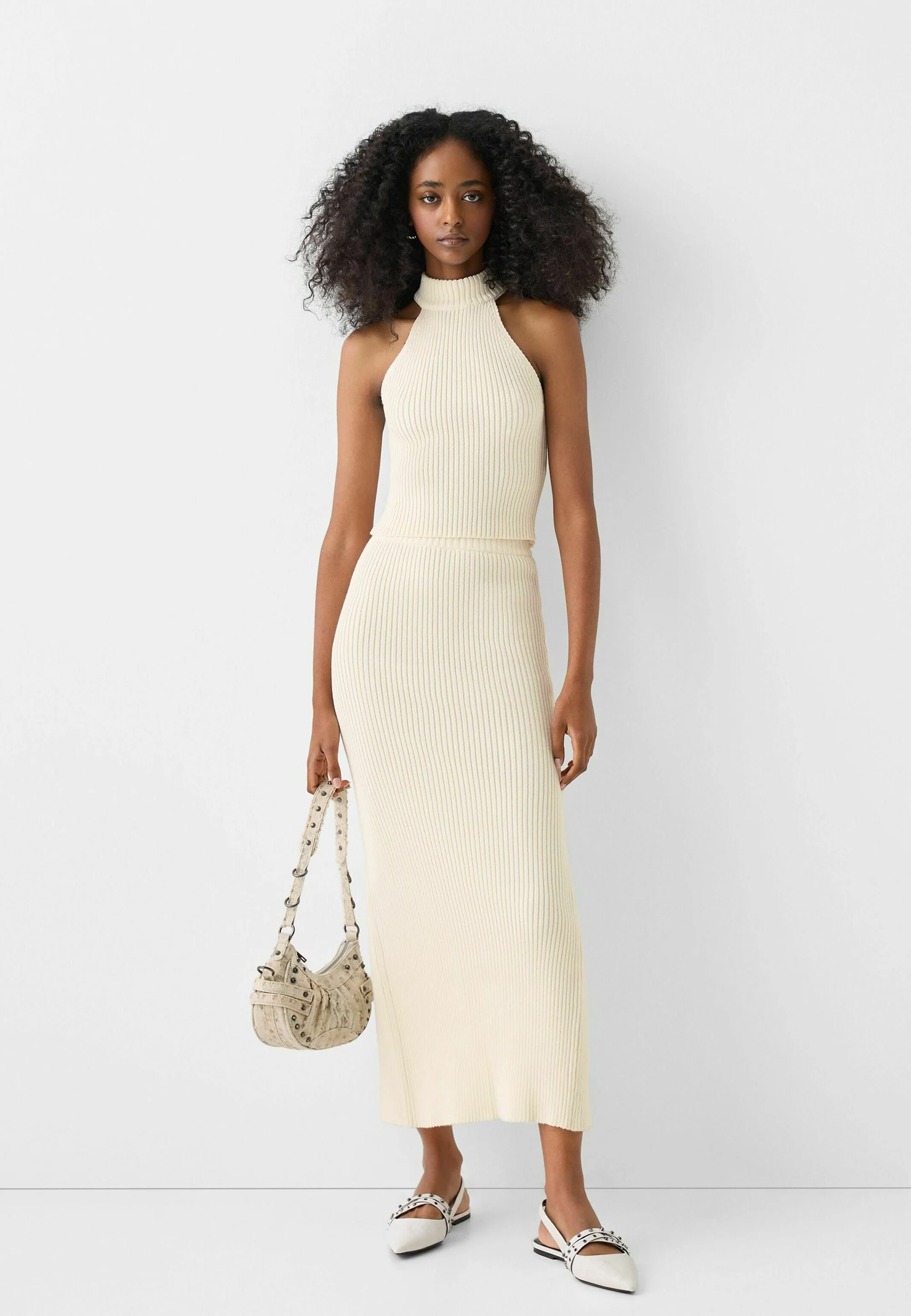 Bershka RUSTIC - Falda larga