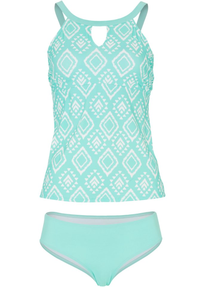 Tankini (2-tlg.Set) mit Prothesentasche aus recyceltem Polyamid
