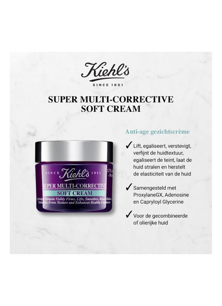Cremă antirid delicată Kiehl's Super Multi Corrective