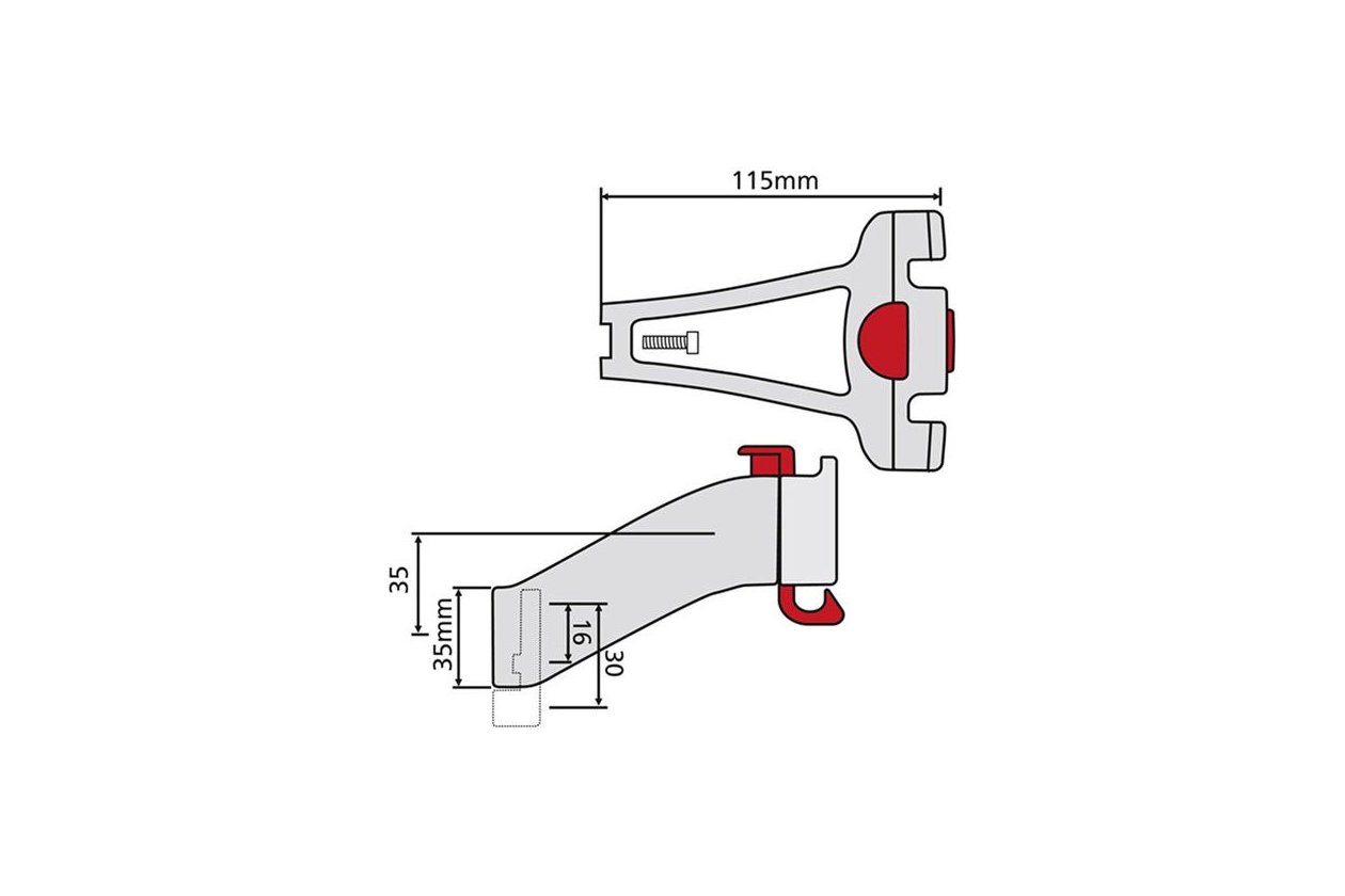KLICKfix by Rixen&Kaul Klickfix Lenkeradapter Steuerrohr