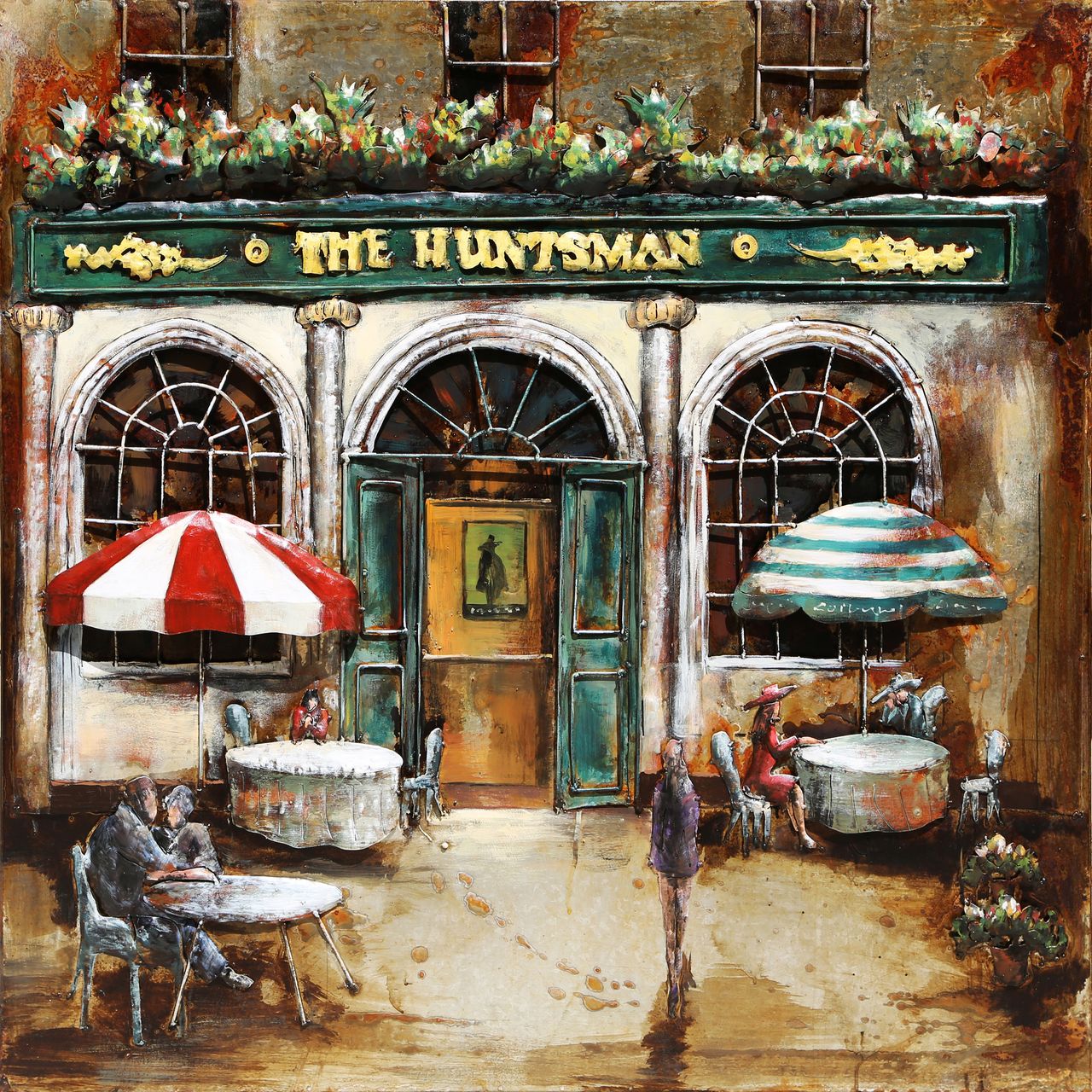 INTERIA Home&Living 3D Metallbild English Pub