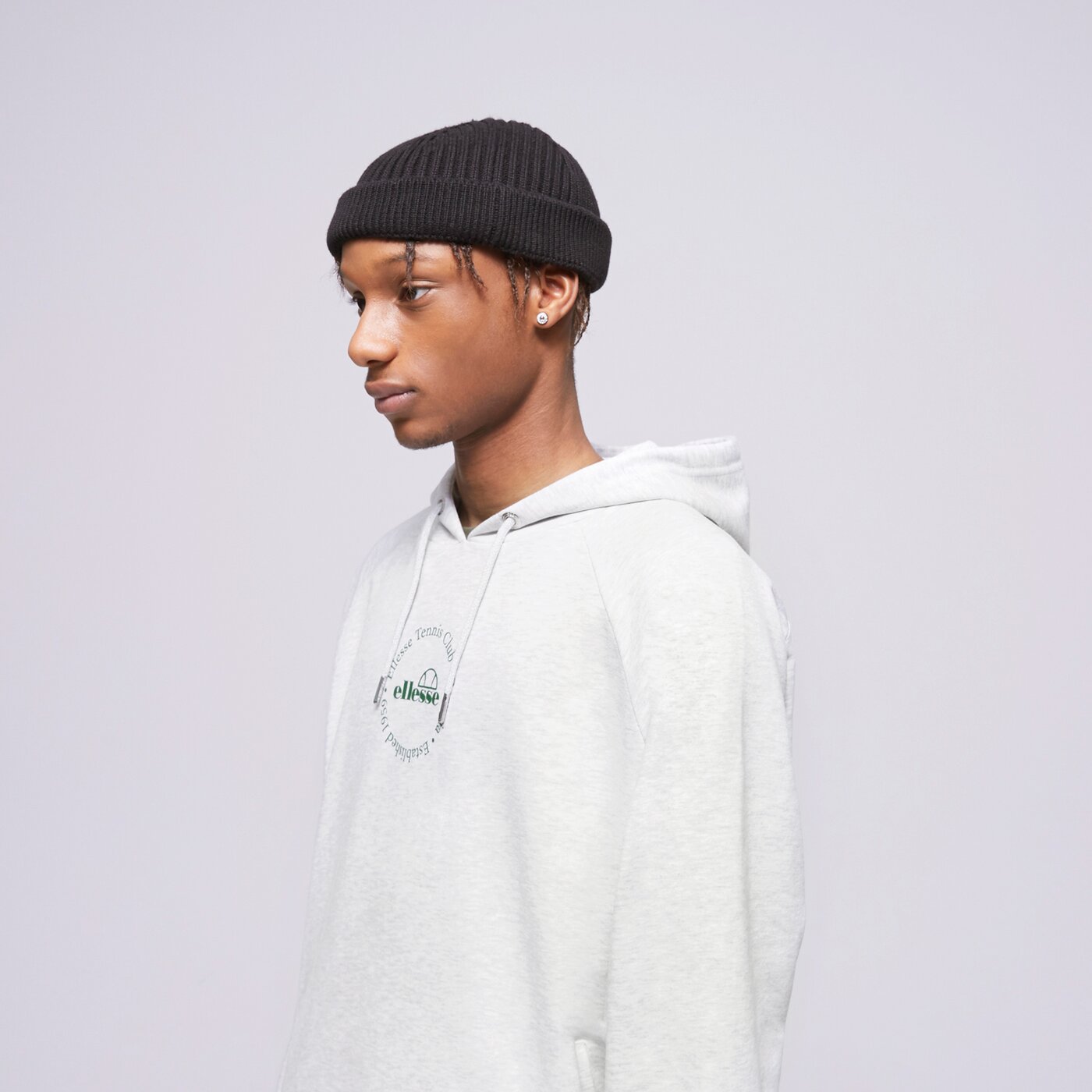 ELLESSE SWEATSHIRT Z KAPTUREM GIARADINI LGREY MRL OH HOODY Grau