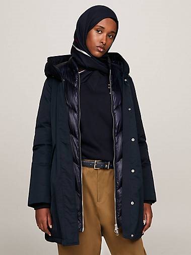 TOMMY HILFIGER Damen Parka mit Kapuze