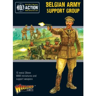 Bolt Action Belgian Army Support Group