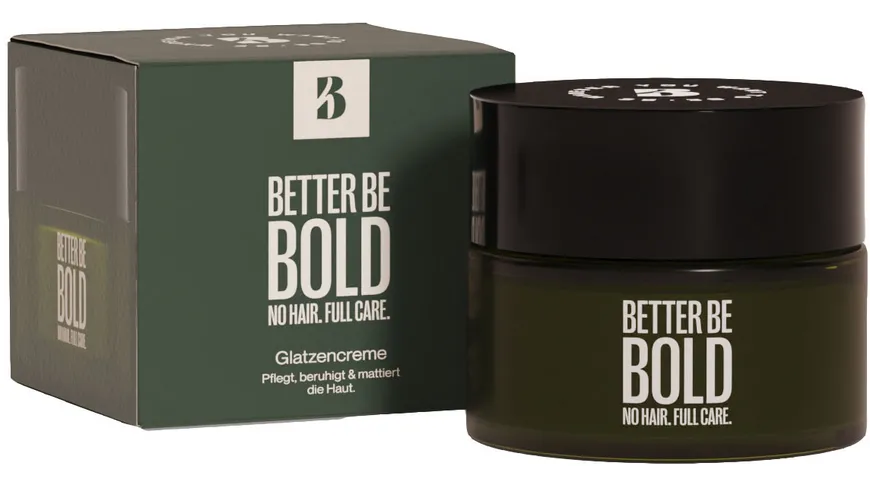 BETTER BE BOLD Glatzencreme Mattierend No Hair Full Care 50 ml