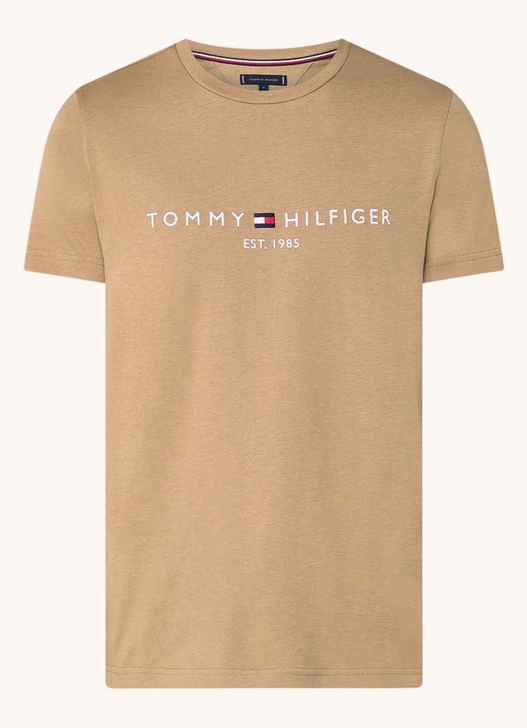 Tricou Tommy Hilfiger cu logo brodat