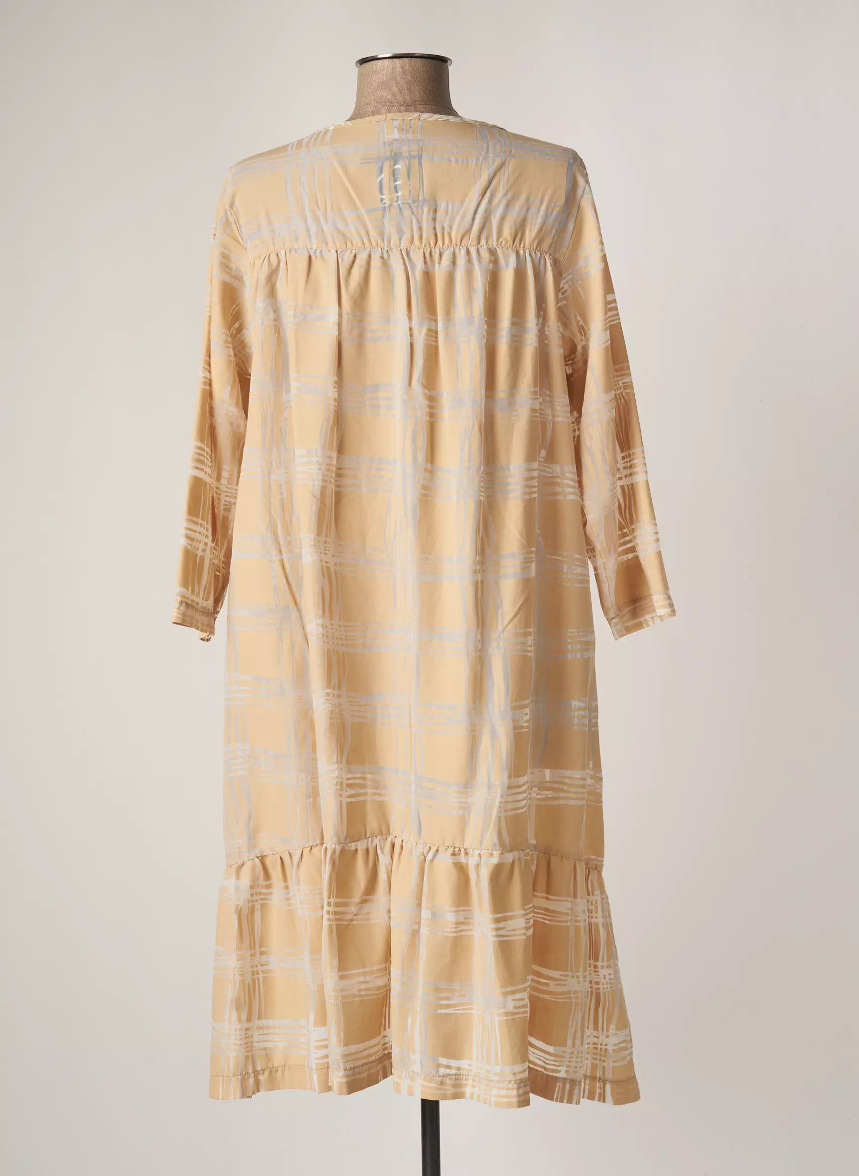 G Oze Robes Mi Longues Femme couleur beige