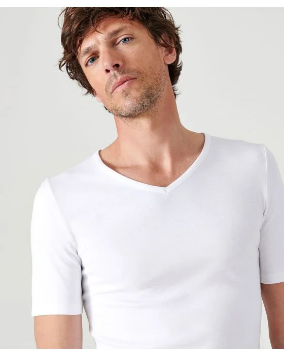 Tee-shirt col V manches courtes Thermolactyl