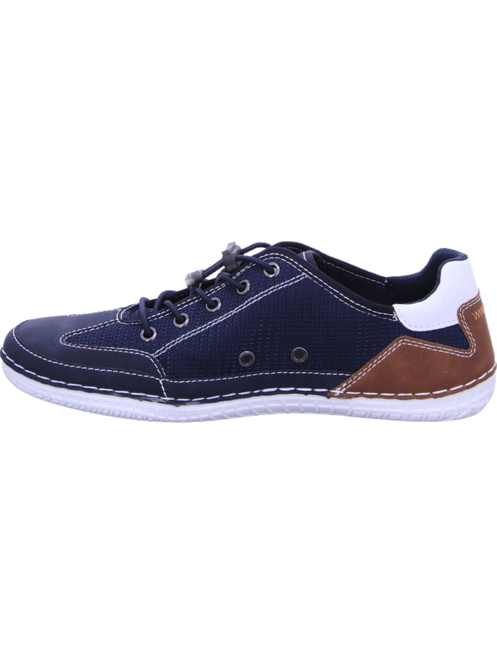 Bugatti Schnürschuhe Bimini in blau günstig kaufen