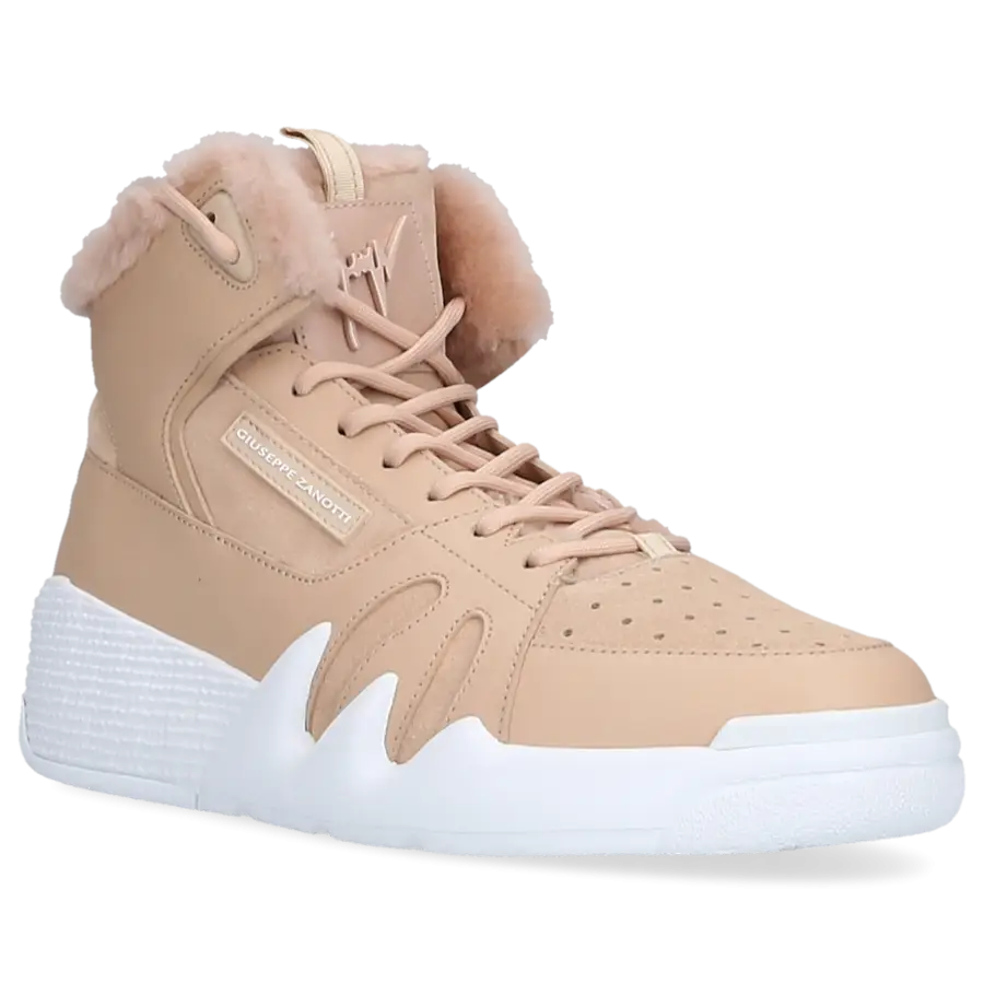 Giuseppe Zanotti - Sneaker high TALON Kalbsleder - beige