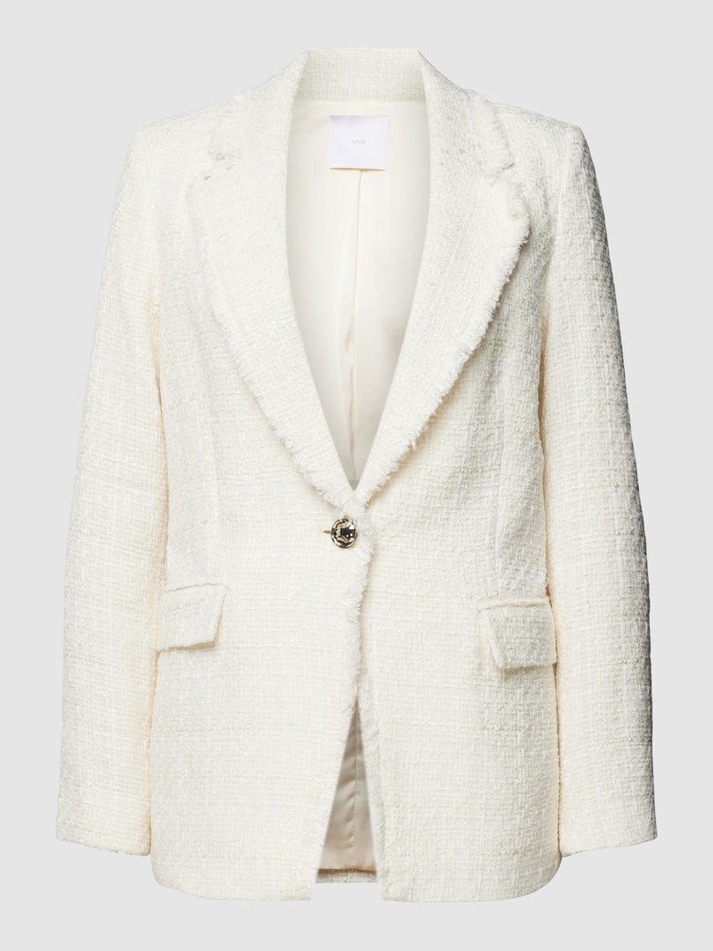 Blazer in Bouclé-Optik Modell 'QUINTIN' in sand