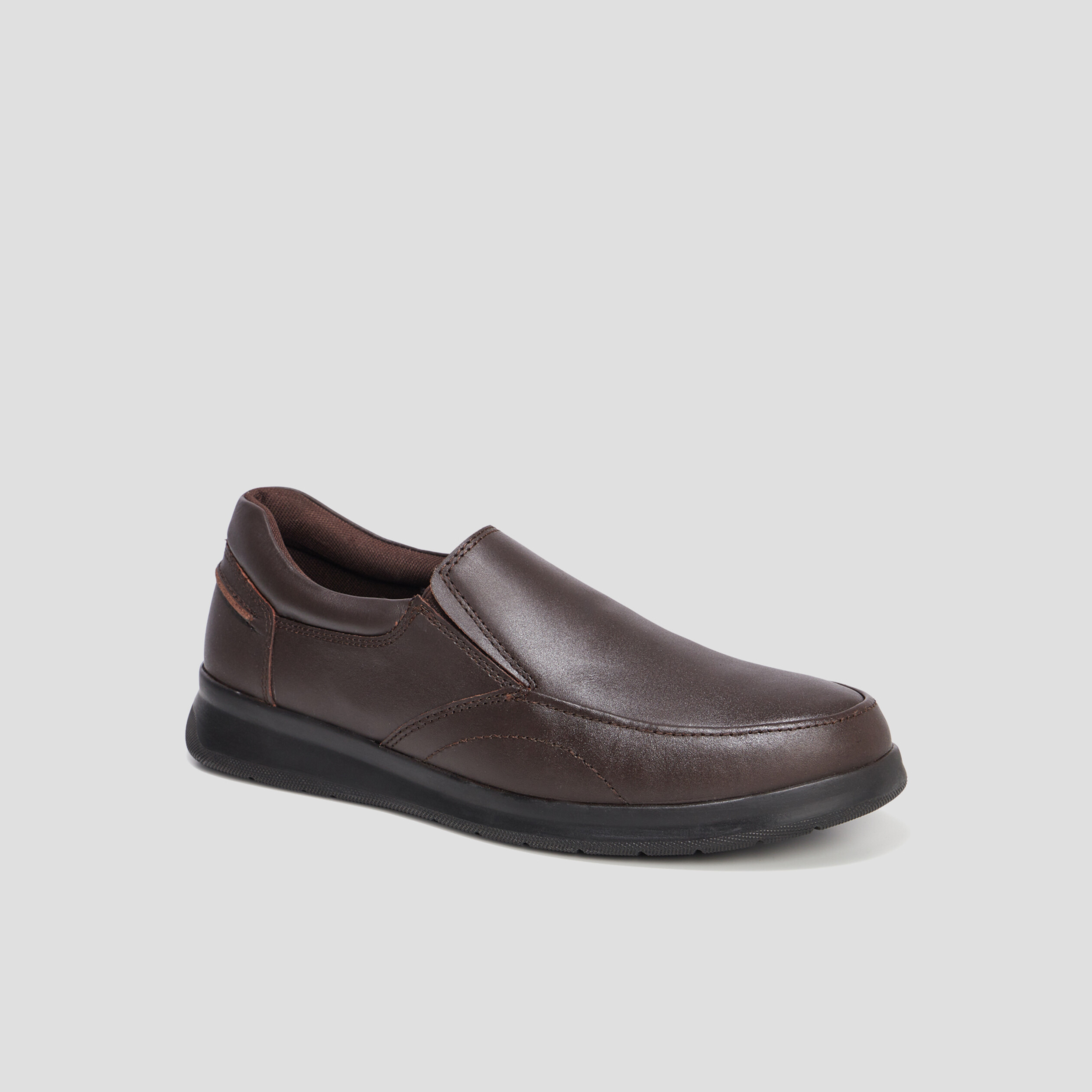 Loafers en cuir Louis marron homme | La Halle
