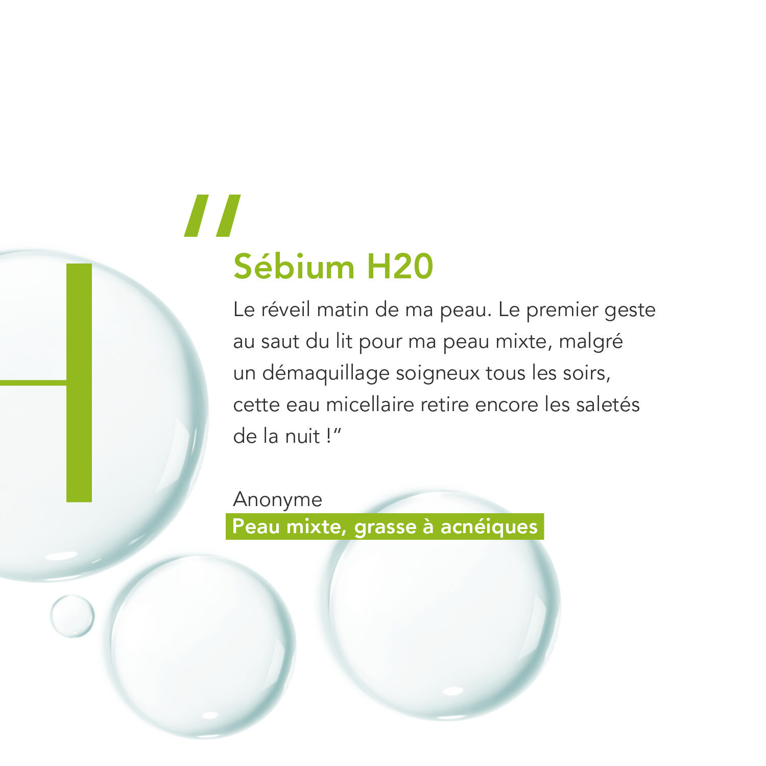 Bioderma Sébium H2O Eau Micellaire Purifiante - Peaux Mixtes à Grasses
