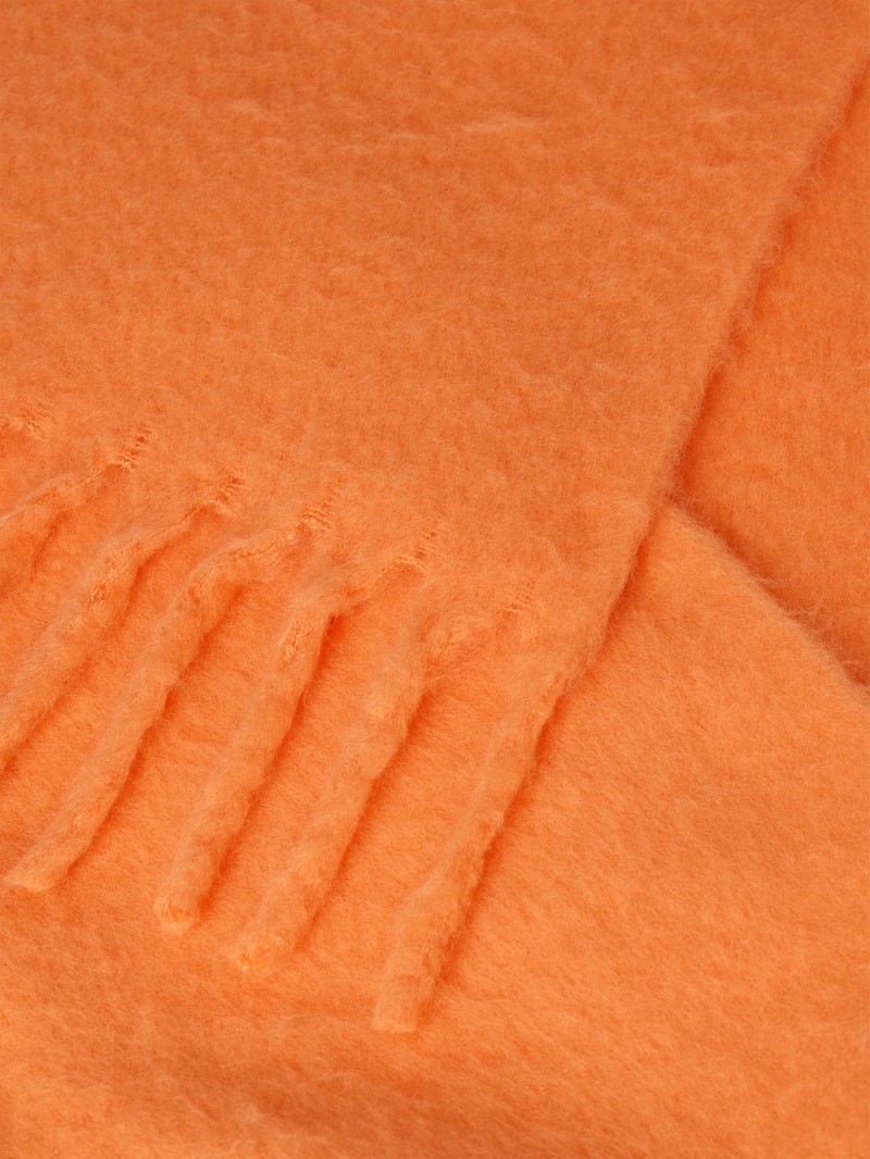 Schal mit Fransen in orange
