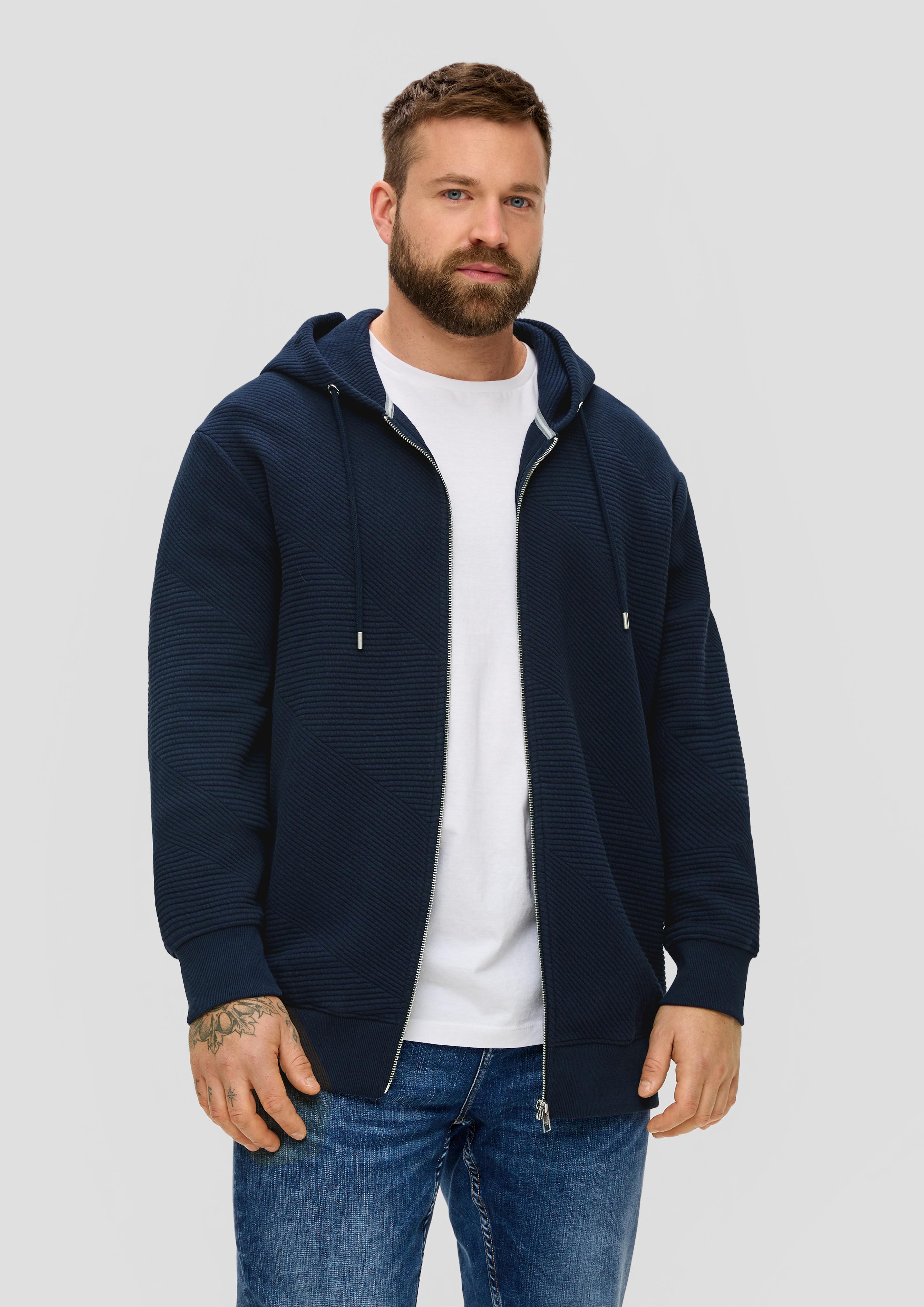 Kapuzenjacke mit Strukturmuster  2143407-5978