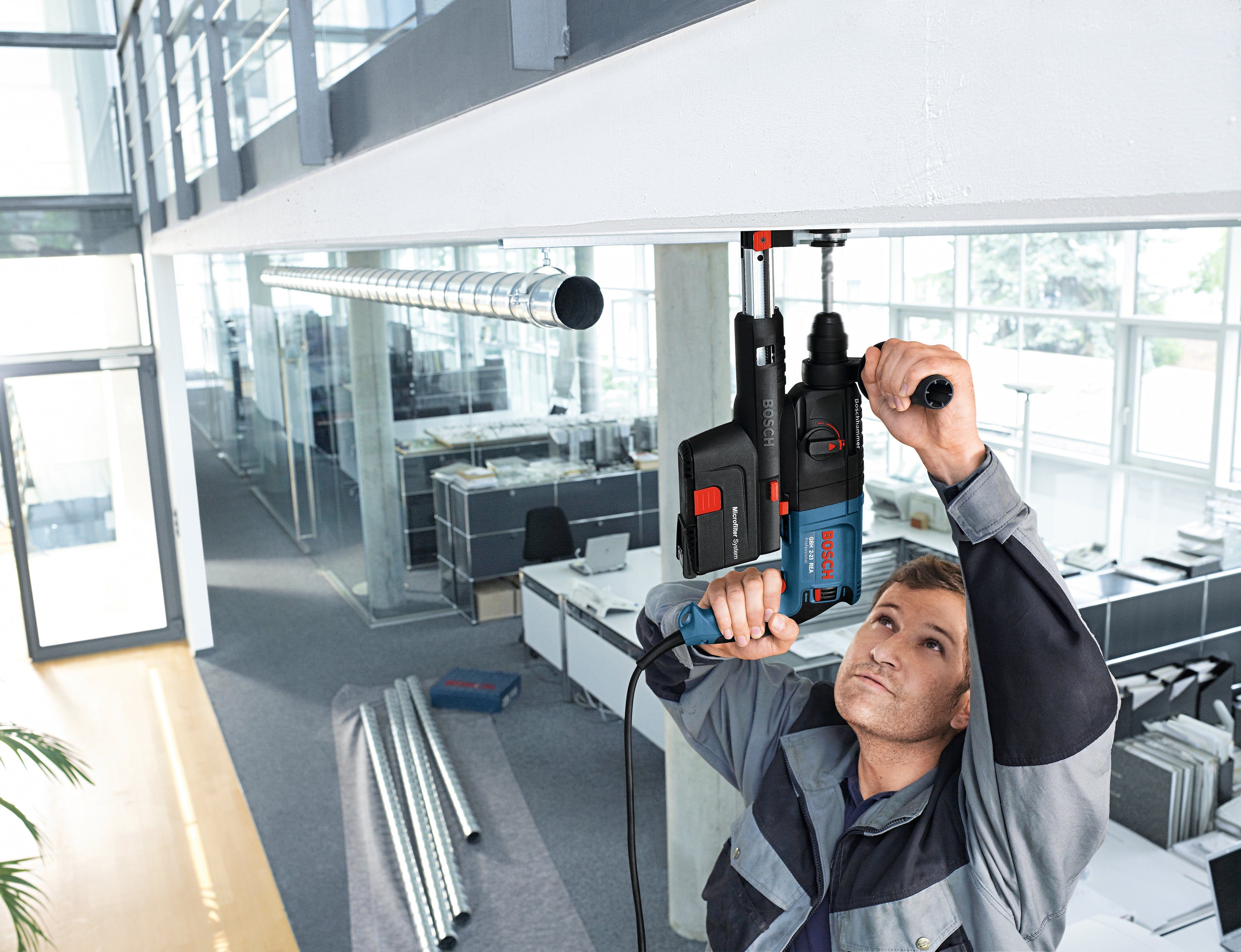 Bosch Professional Bohrhammer GBH 2-23 A Professional, max. 1000 U/min