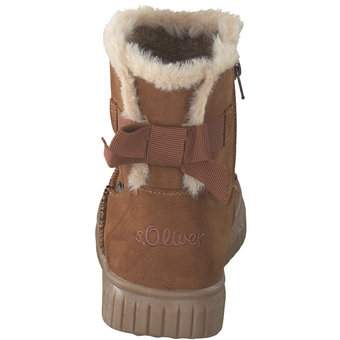 s.Oliver Zebra Winter Boots in braun
