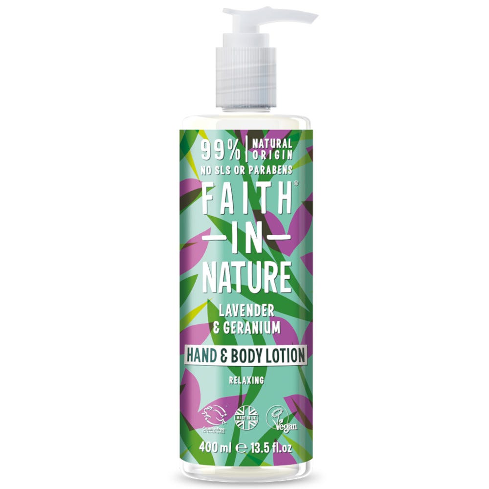 Faith in Nature Lavender Geranium Hand & Bodylotion 400 ml