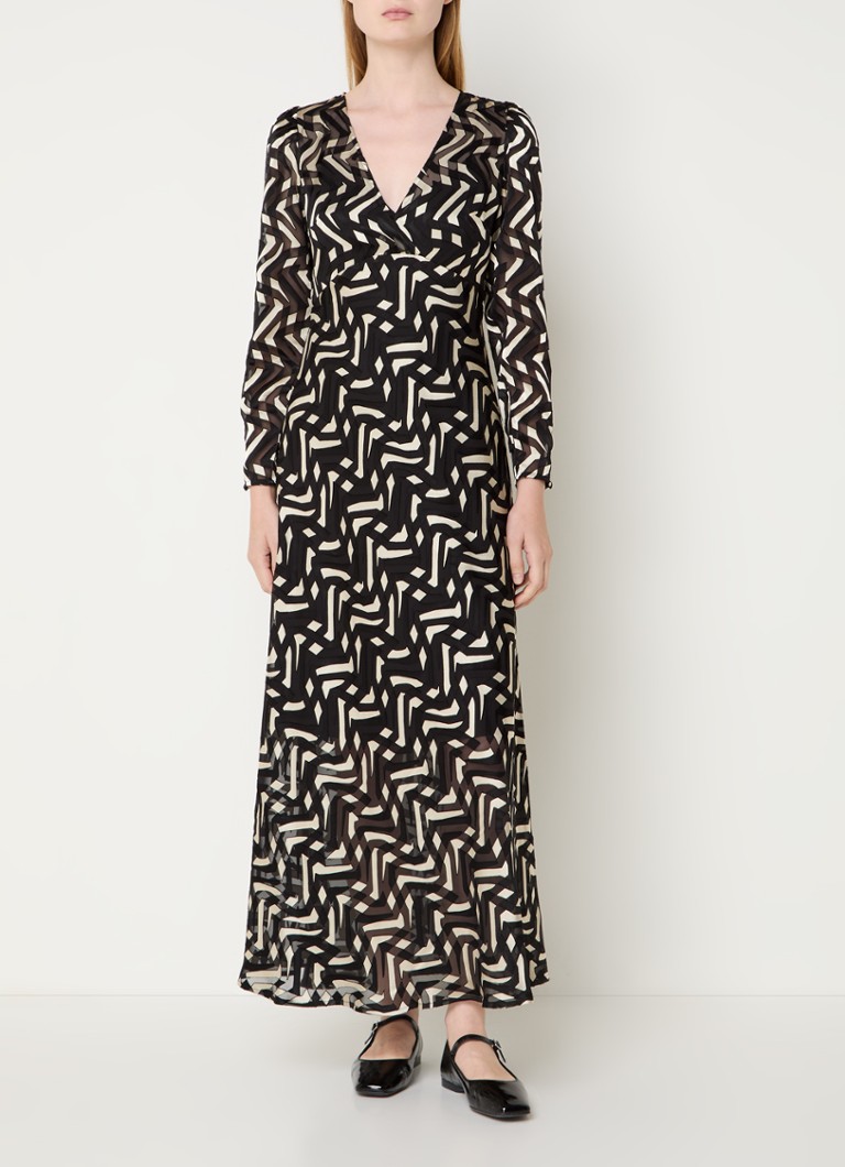 Vestido túnica largo Diandra de French Connection con estampado gráfico