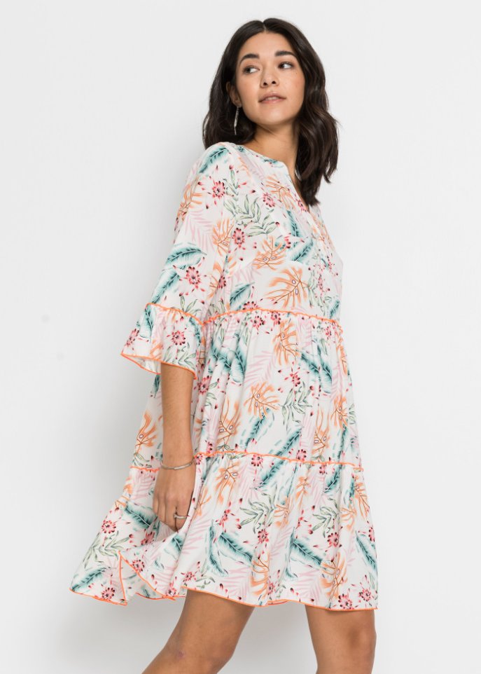 Bedrucktes Tunika-Kleid