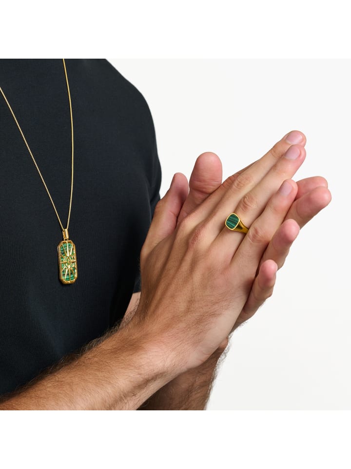 Thomas Sabo Ring in gold, grün günstig kaufen