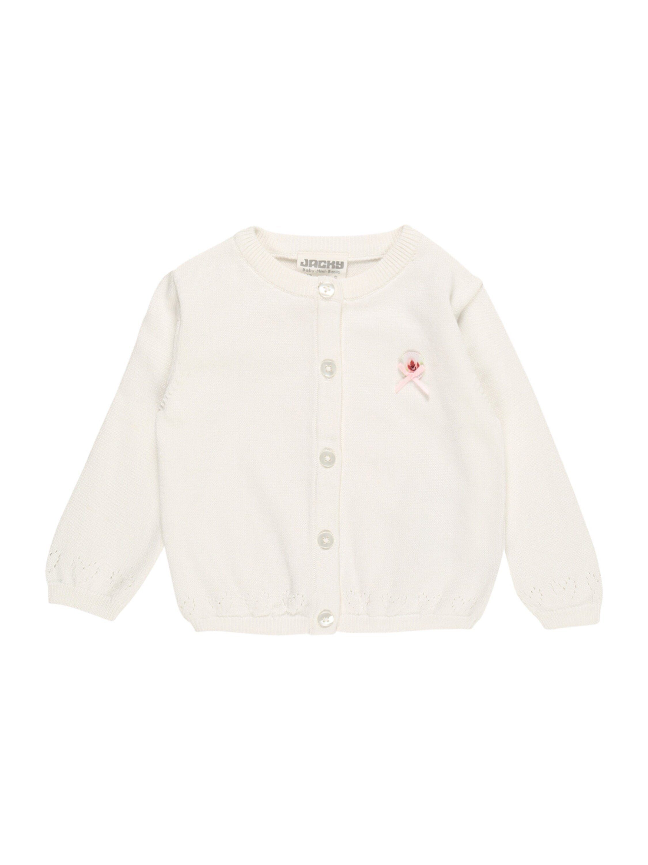 JACKY Strickjacke (1-tlg) Lochmuster