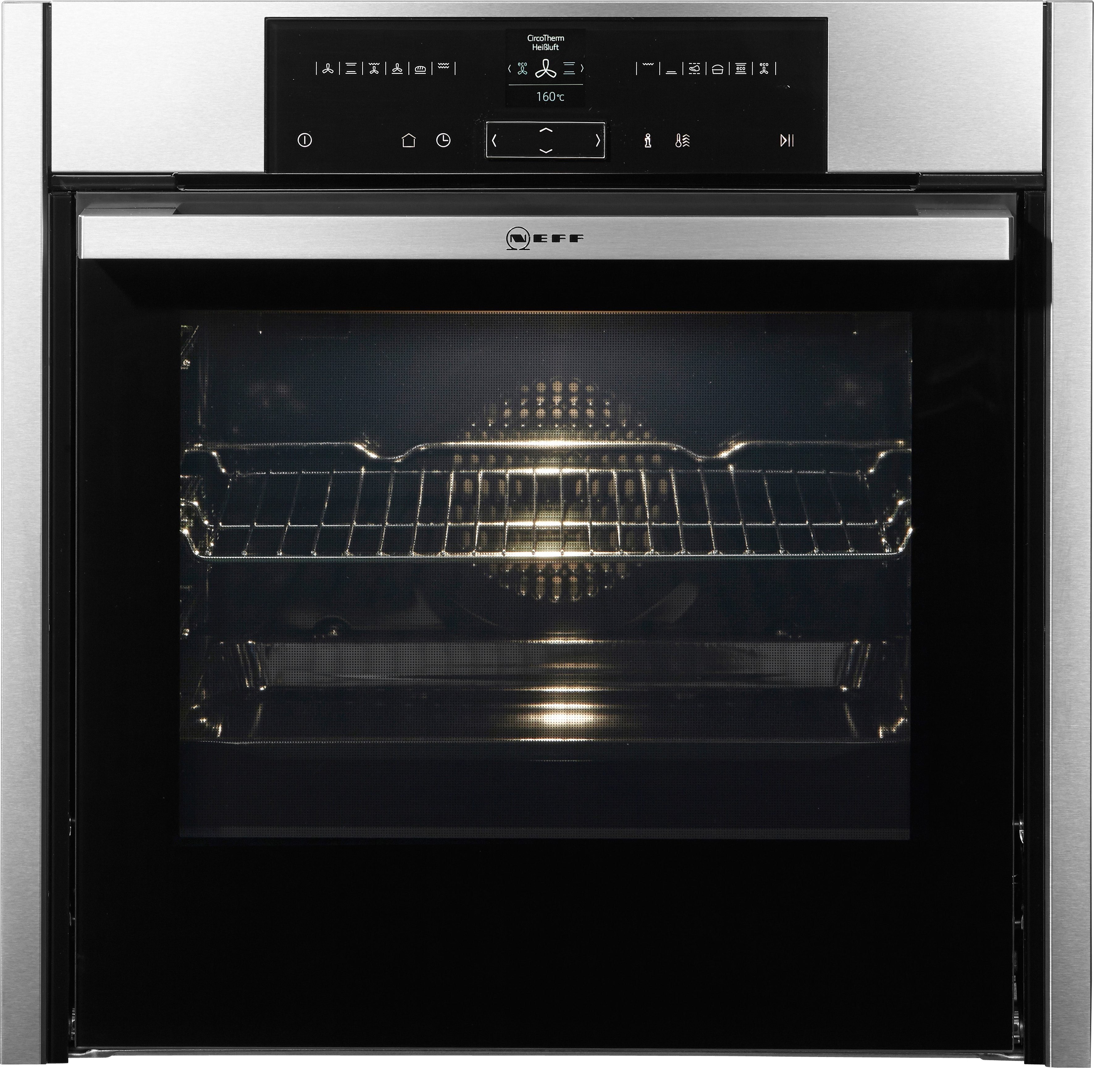 NEFF Pyrolyse Backofen N 70 B55CR22N0, mit Teleskopauszug nachrüstbar, Pyrolyse-Selbstreinigung, mit Slide&Hide®