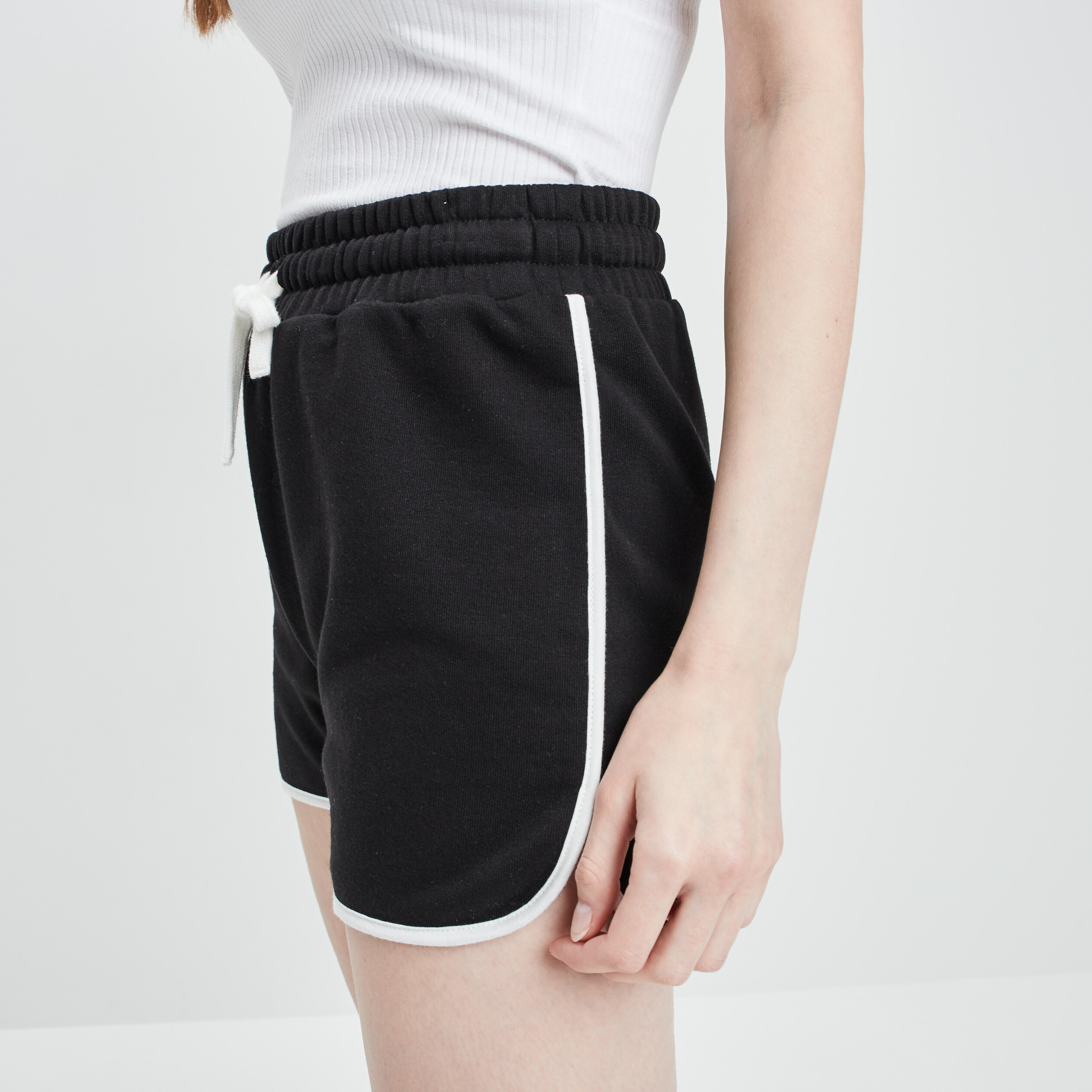 Short ajustable noir femme | La Halle