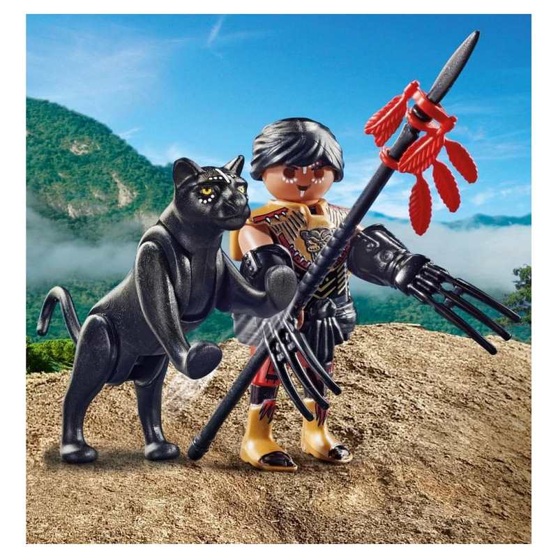 70878 Combattant avec panthère