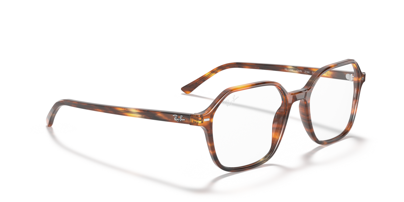JOHN OPTICS - Havana lustruită cu dungi