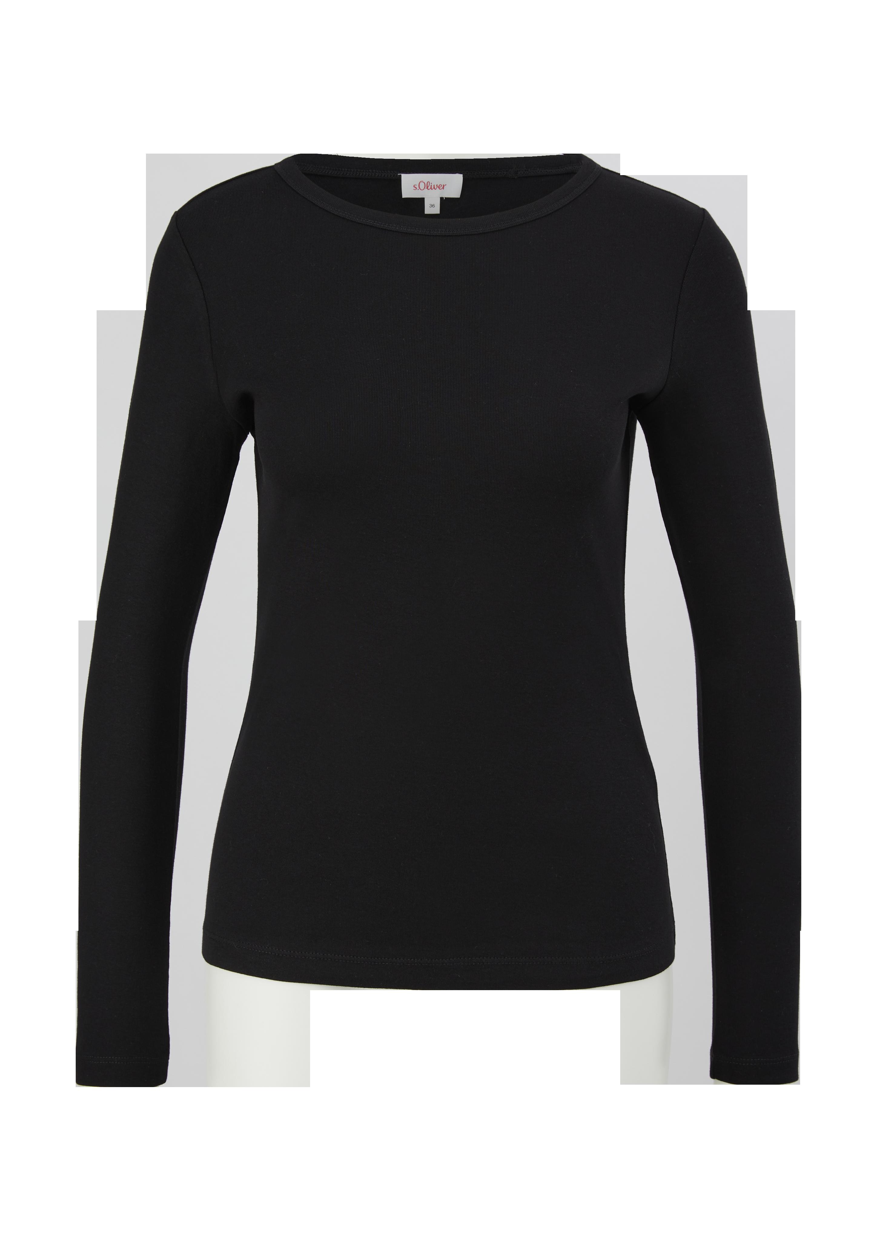 Longsleeve mit Rippstruktur  2130091-9999