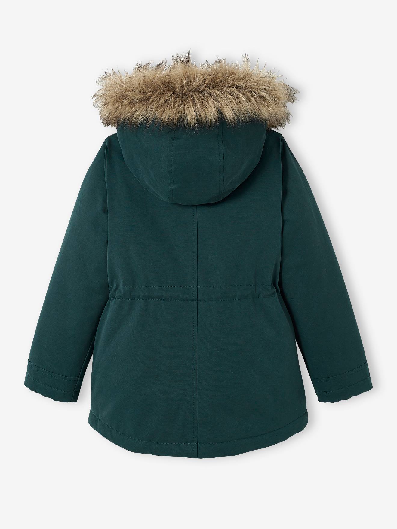 Parka 3 en 1 hiver fille vert