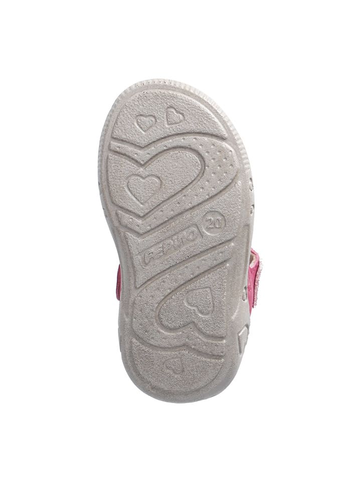 PEPINO Leder-Sandalen in Pink günstig kaufen