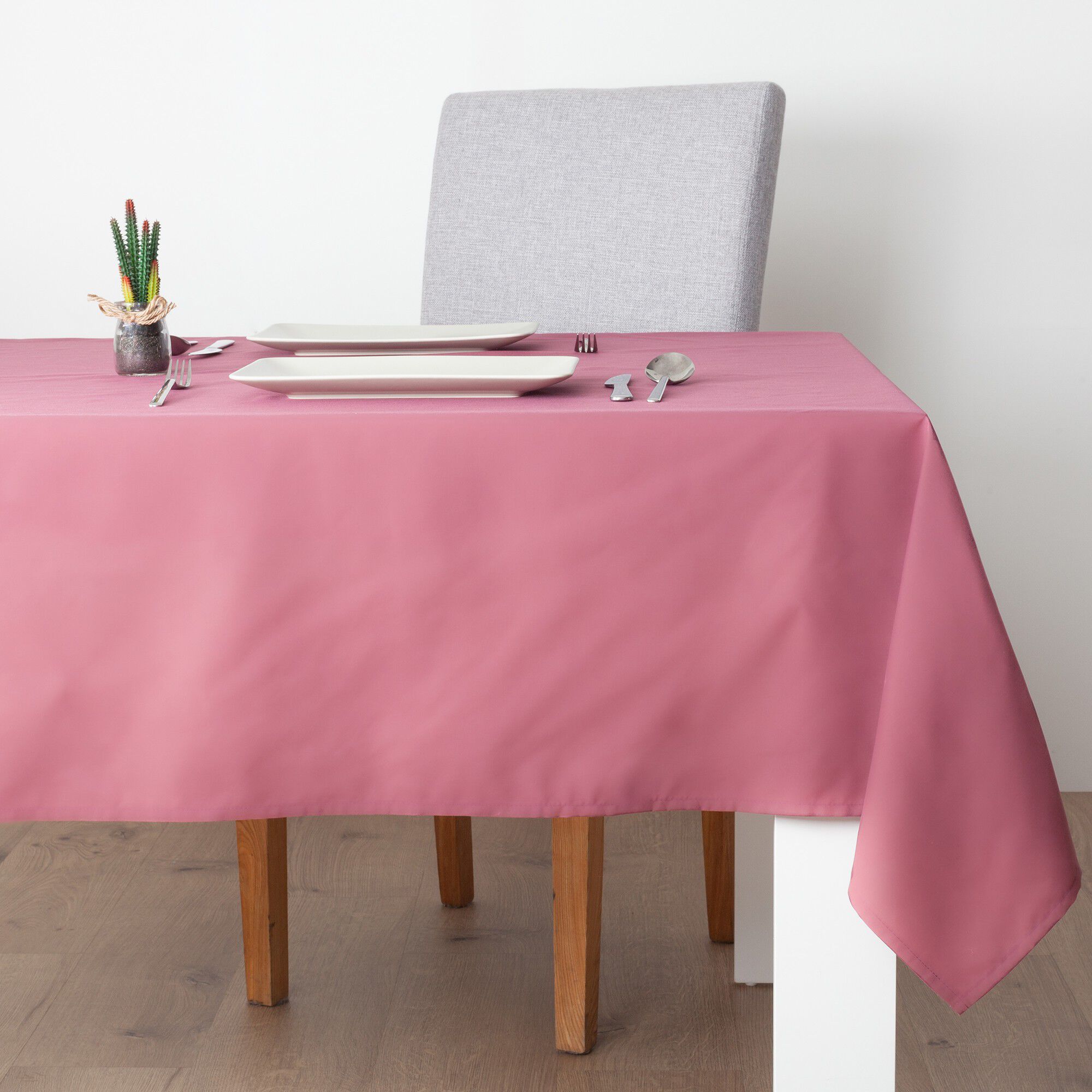 Nappe unie toucher peau de pêche