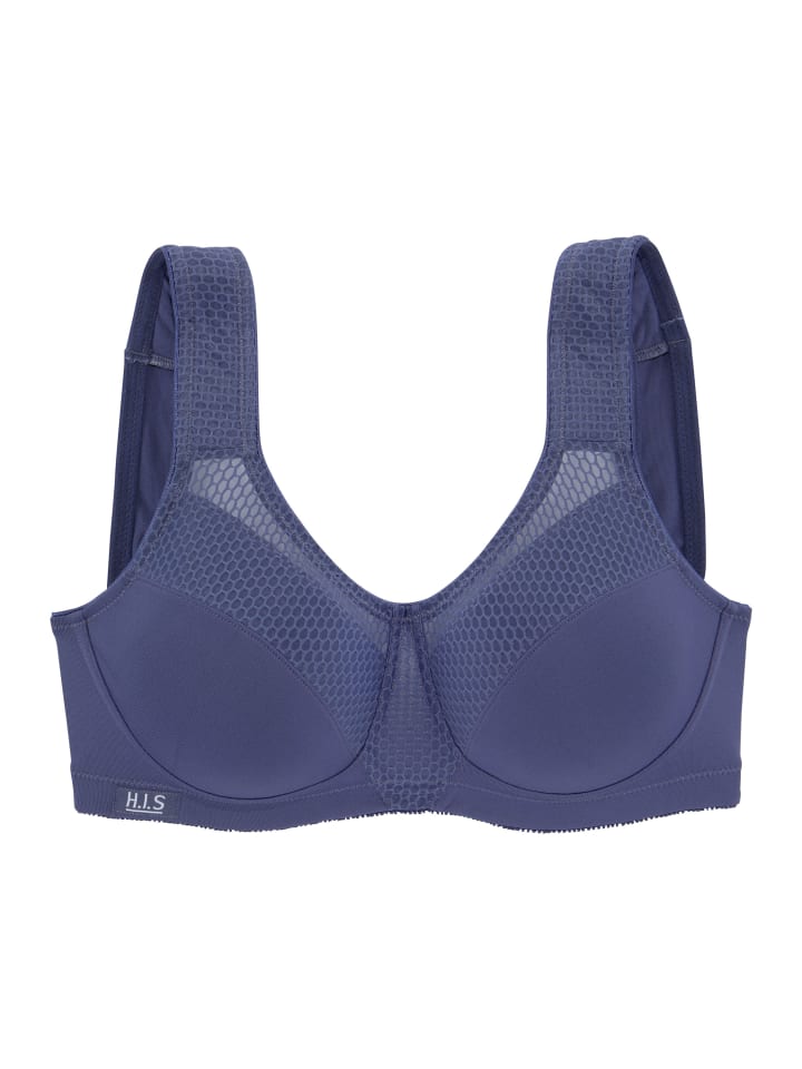 H.I.S Sport-BH in blau günstig kaufen