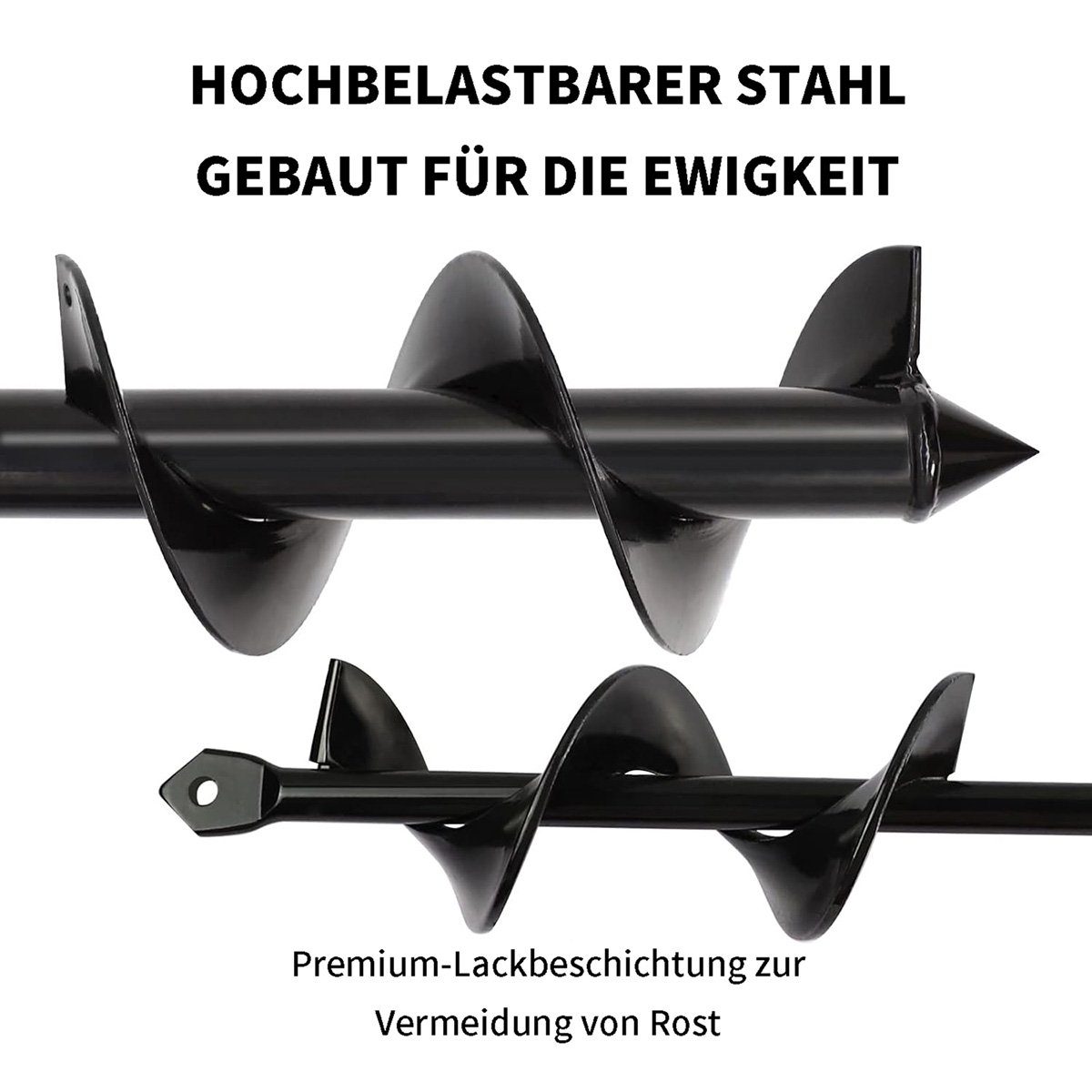 götäzer Handerdbohrer lockern und graben, Pflanzwerkzeuge, Erdbohrer, Schnecke aus Legierung, Pflanzen mit diesem Spiralbohrer, Ihrem zuverlässigen Pflanzwerkzeug.