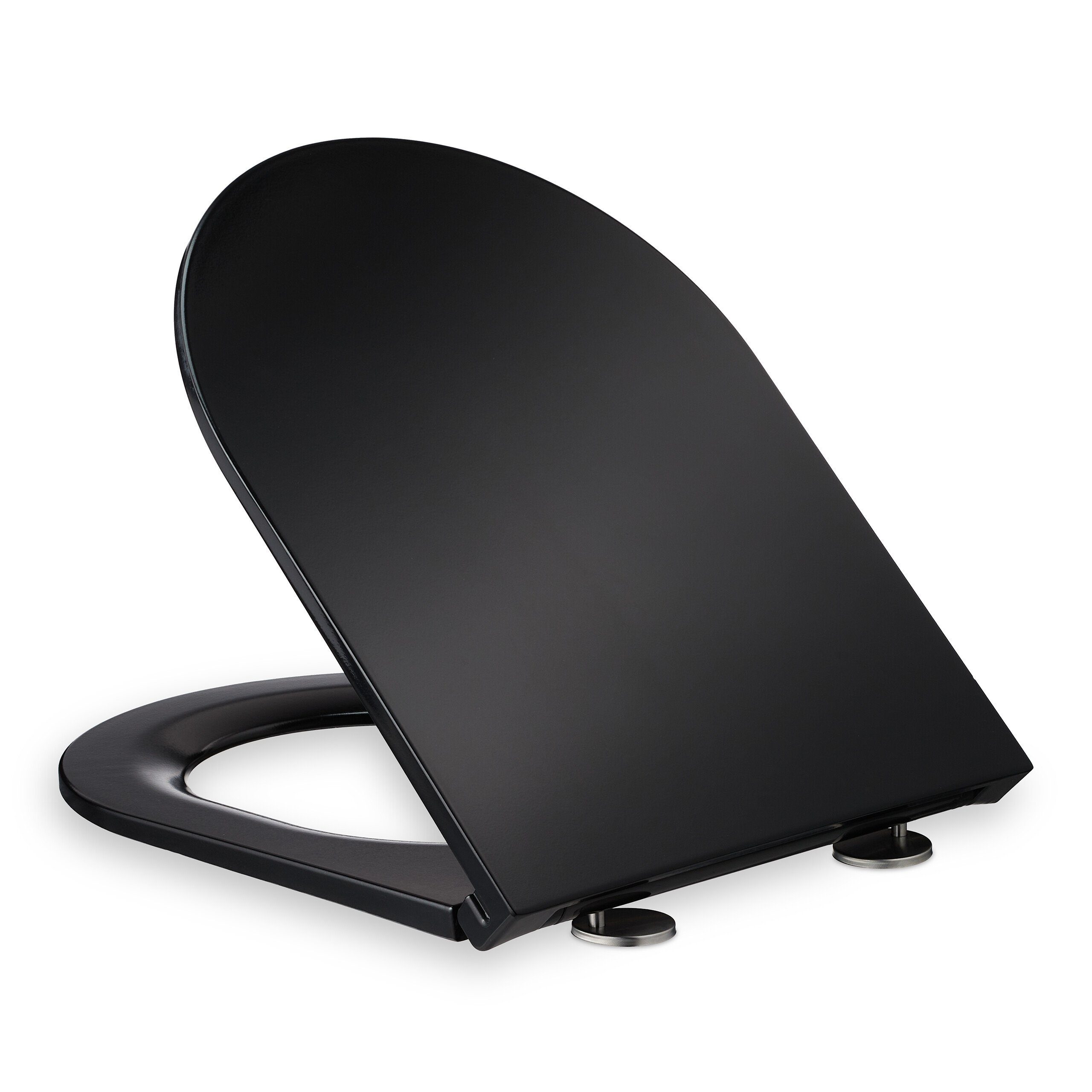 relaxdays WC-Sitz Toilettendeckel mit Absenkautomatik