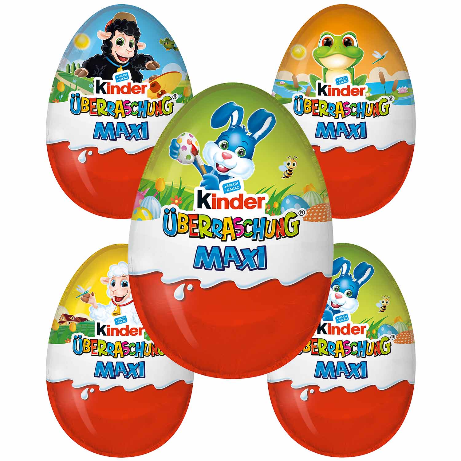 kinder Überraschung Maxi Classic-Ei 'Funny Friends'