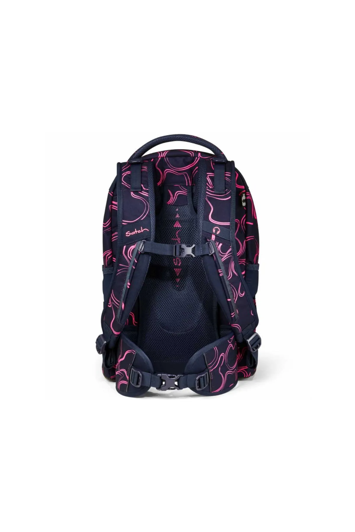 satch  Rucksack - Lila - Unifarben