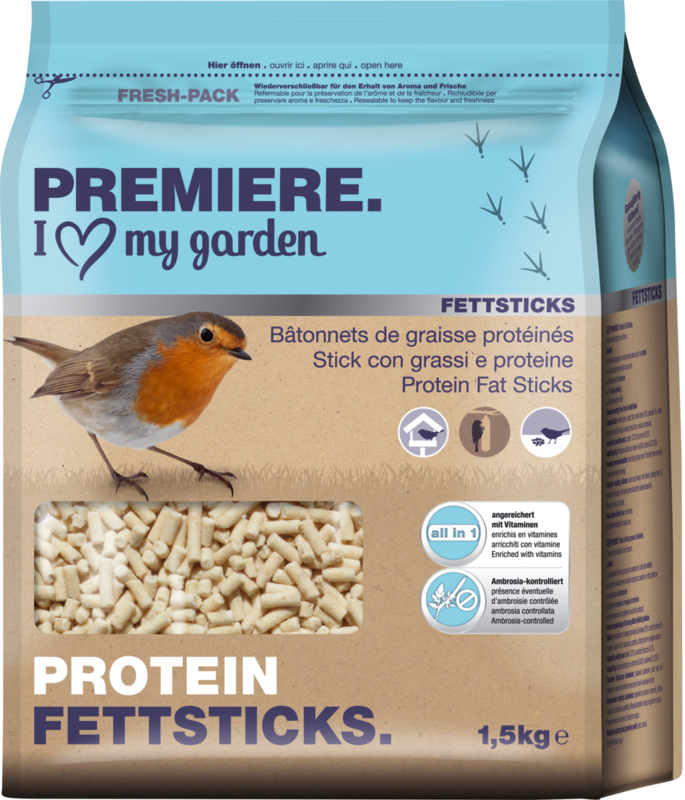 PREMIERE Wildvogelfutter PREMIERE Protein Fettsticks 1,5kg