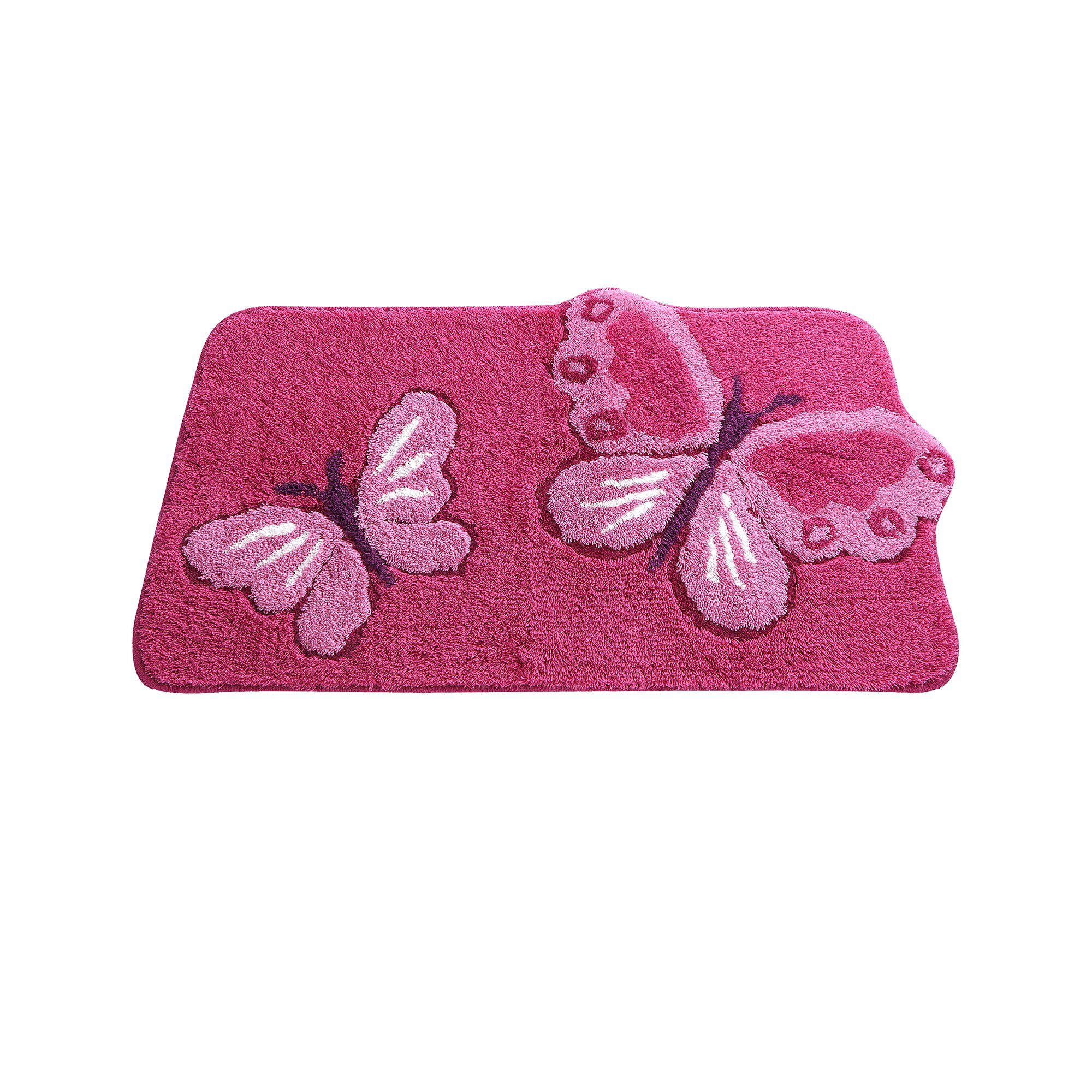 Tapis de bain fantaisie Papillons