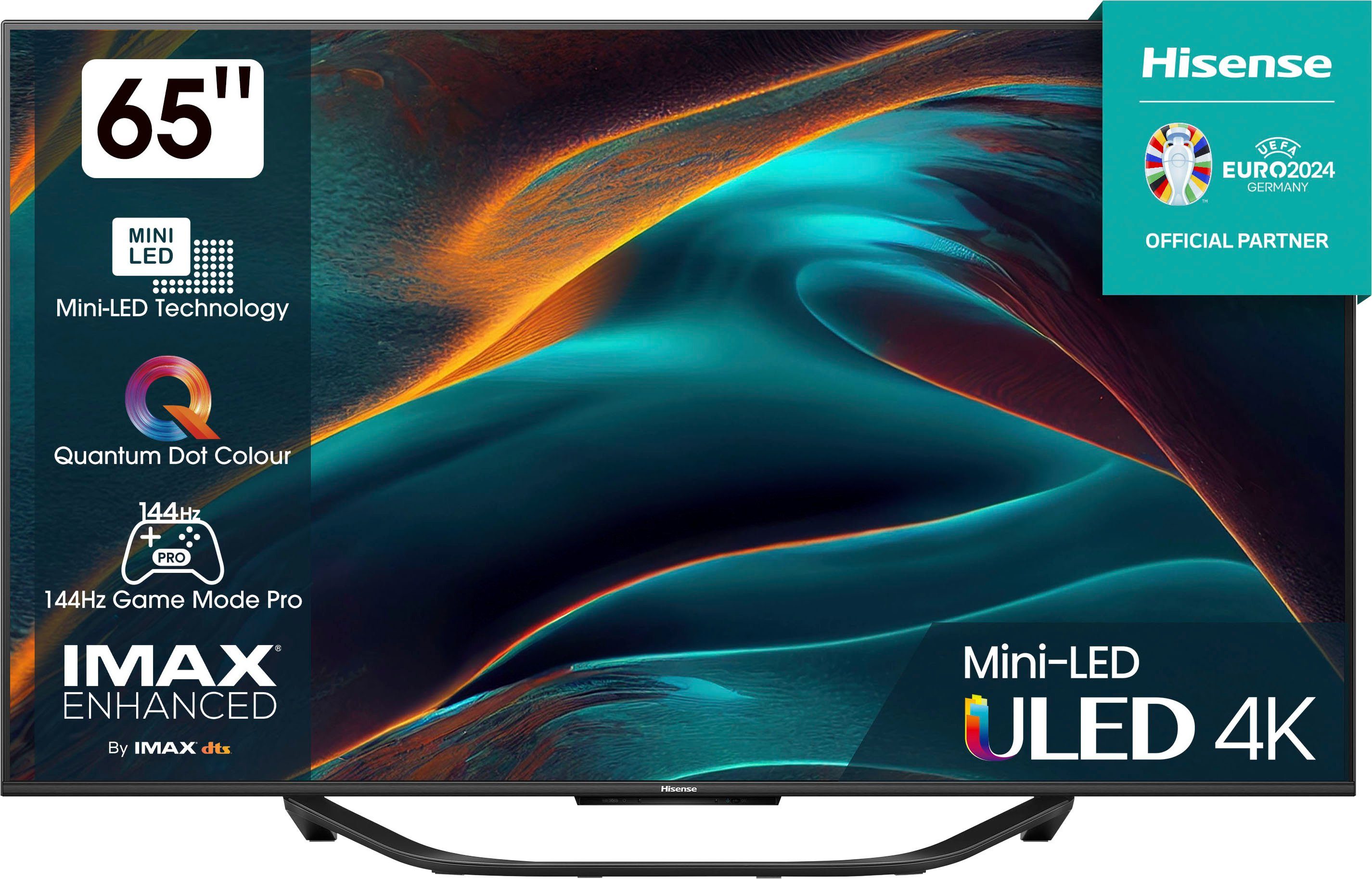 Hisense 65U7KQ Mini-LED-Fernseher (164 cm/65 Zoll, 4K Ultra HD, Smart-TV)