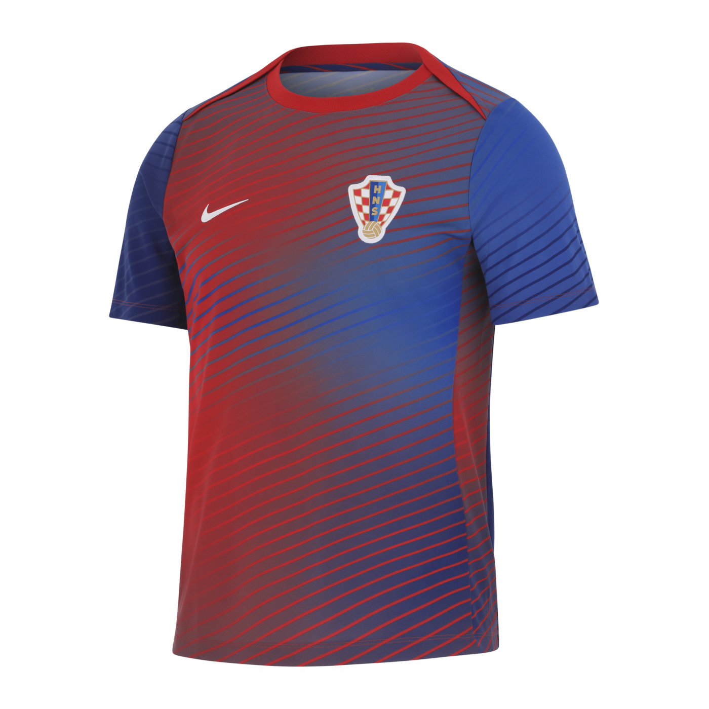 Nike Kroatien Academy Pro T-Shirt EM 2024 Blau Weiss F455