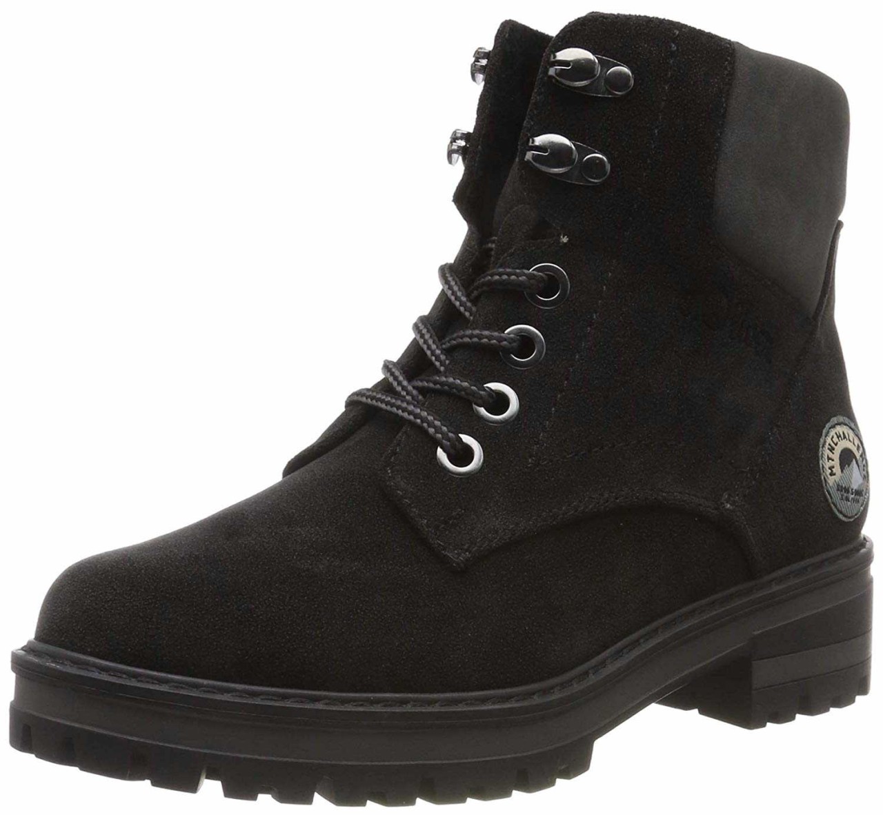 S.OLIVER Schnür-Stiefeletten schwarz