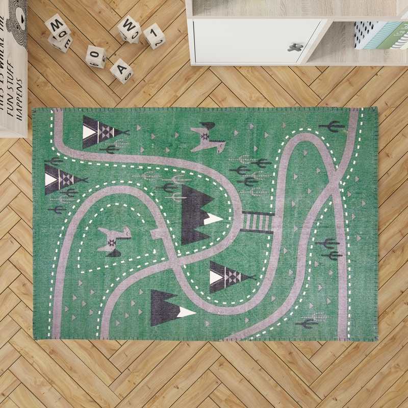 Tapis de jeu indiens 100x140cm LITTLE WESTERN