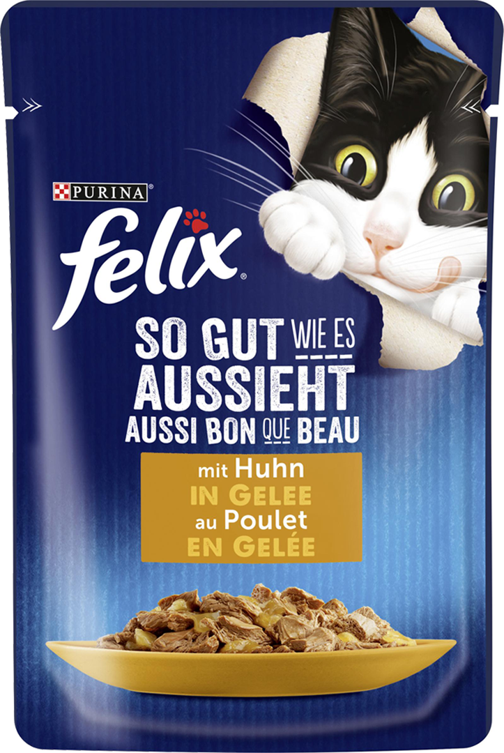 Felix So gut wie es aussieht mit Huhn in Gelee