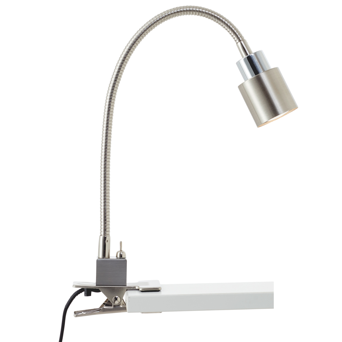 Brilliant 1-flg LED Klemmleuchte Andres Nickel